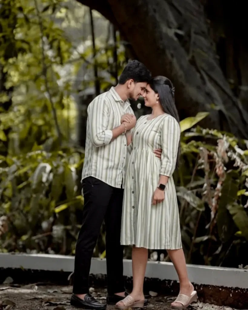 Couple Combo Mens Shirt & One Piece Dress for women_487