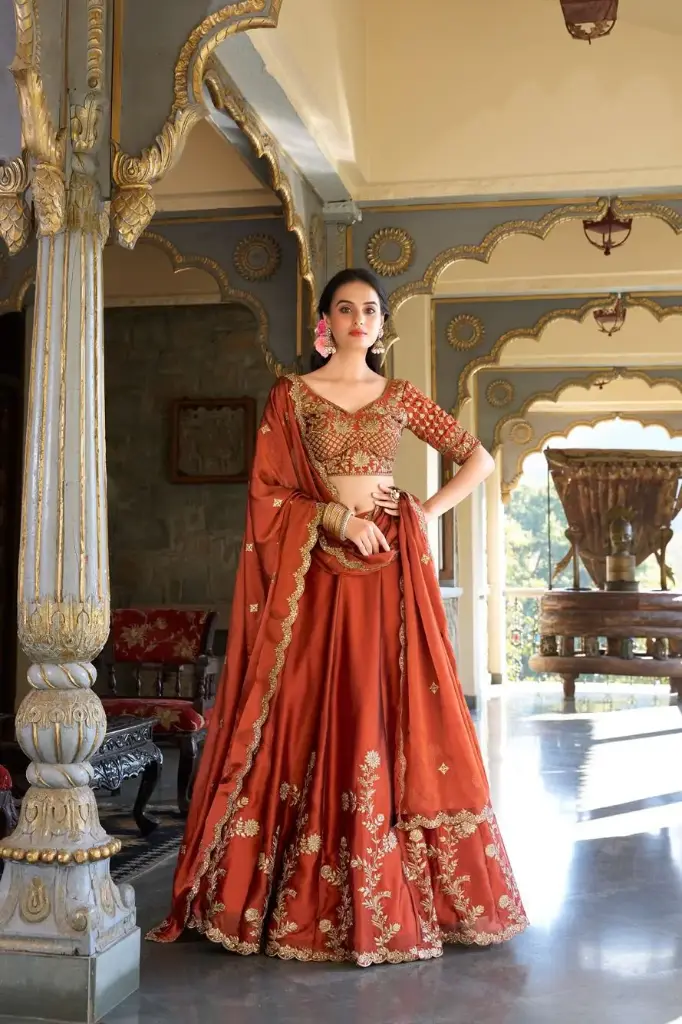 [523]  CHAITHRA Lehenga Choli_523