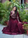  Long Gown With Duptta For Wedding_531