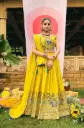Shimmer Heavy Embroidery Work Lehenga Choli For Wedding_532