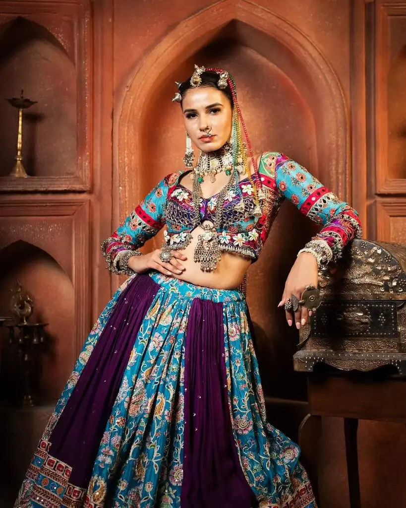 [550] SERIES MUSLIN COTTON LEHENGA CHOLI_550