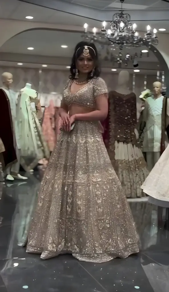 [582] The Skin Lilac Dream Lehenga_582
