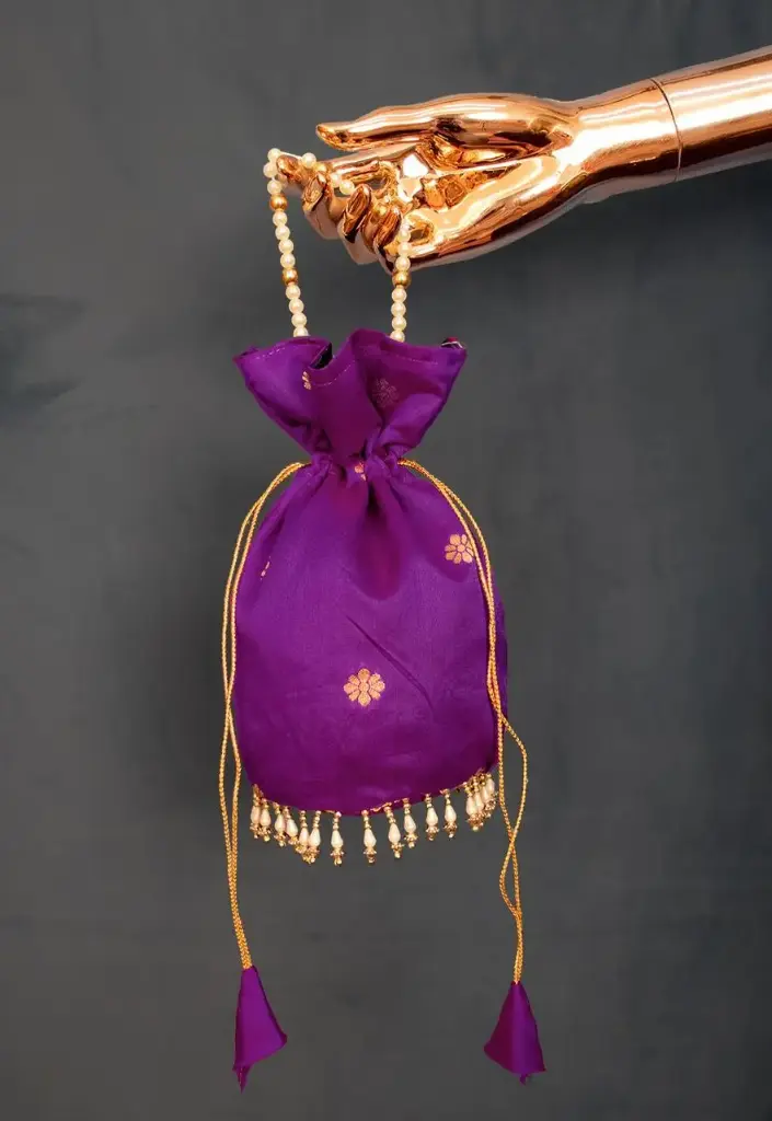 [591] Silk Potli Bags_591