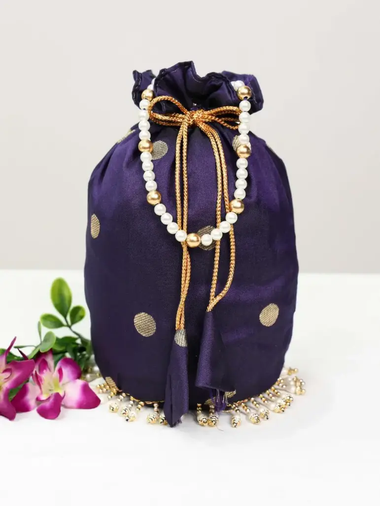 [594] Silk Potli Bags_594