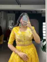 Mustard Silk Lehenga Choli _599