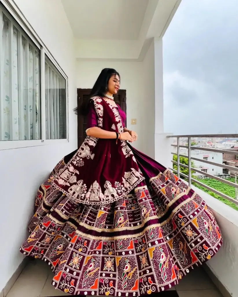 [603] BRIDAL WEAR HEAVY EMBROIDERED SEQUENCE WORK LEHENGAS CHOLI WITH DUPATTA_603