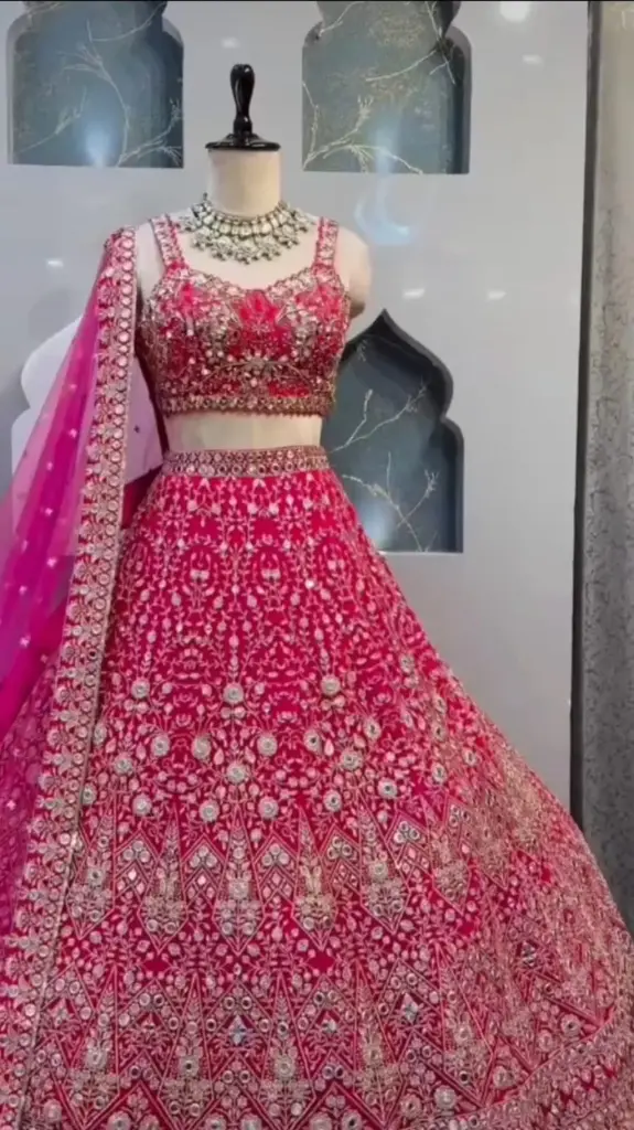 [604] Pink Blush Crop Top For Wedding_604