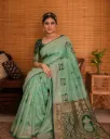 [210]  Banarasi Silk Saree with Zari Work_210