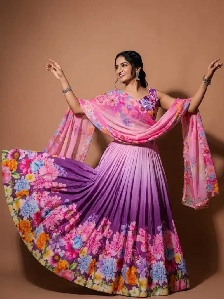 [327]  The Rangoli Lehenga Choli_RASRANGINI_327