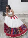  The Multi-Color Fusion Lehenga Choli_RASRANGINI_345