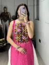  The Embroidered & Mirror Work Kurti_RASRANGINI_358