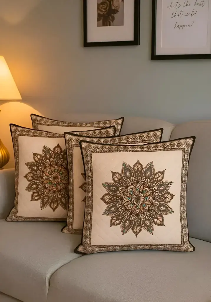 [382]   Premium Cotton Printed Cushion Cover Set_382