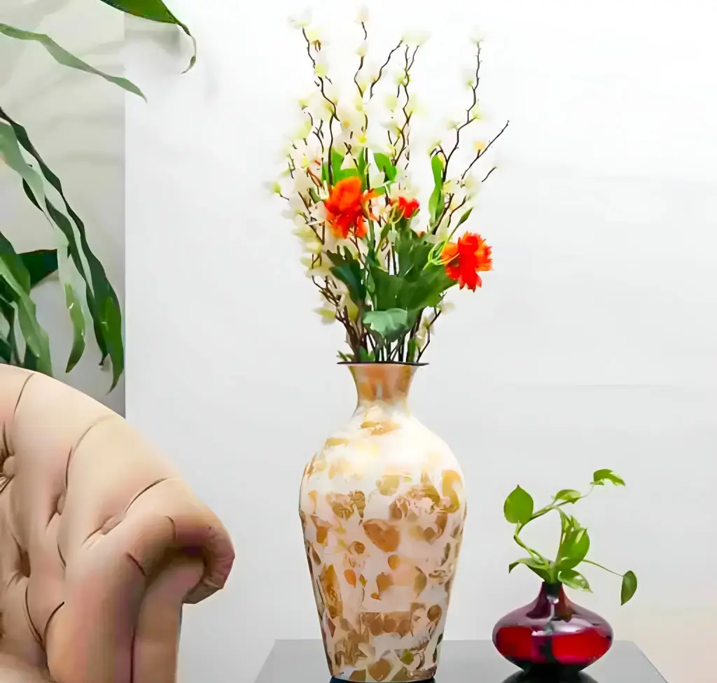 [402] Metal flower vase_402