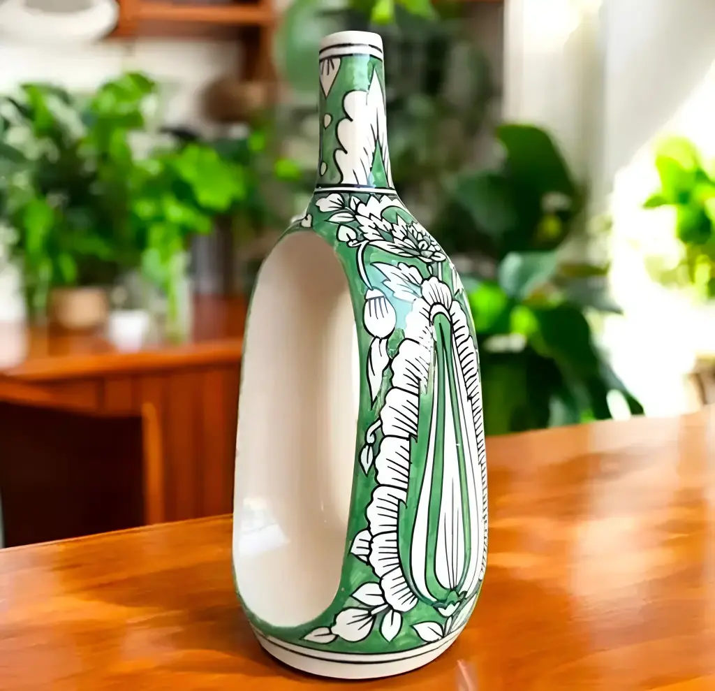 Ceramic vase pot_406 (Green)