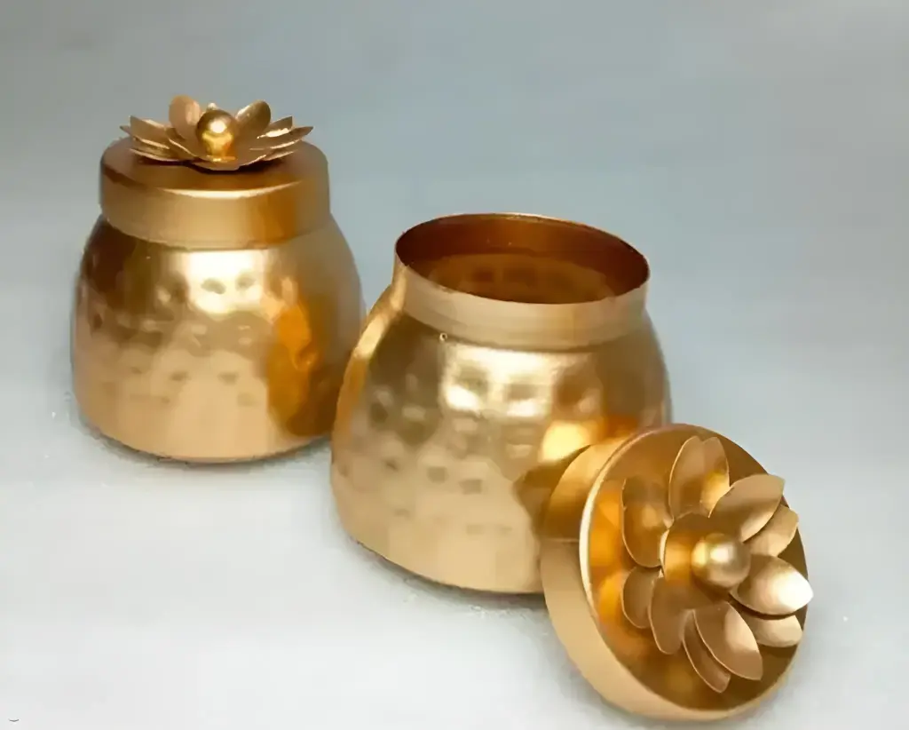 [439] Dry fruit Gold Jar_439
